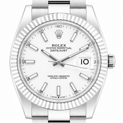 Unworn Rolex Datejust 41MM 126334 White Dial Watch